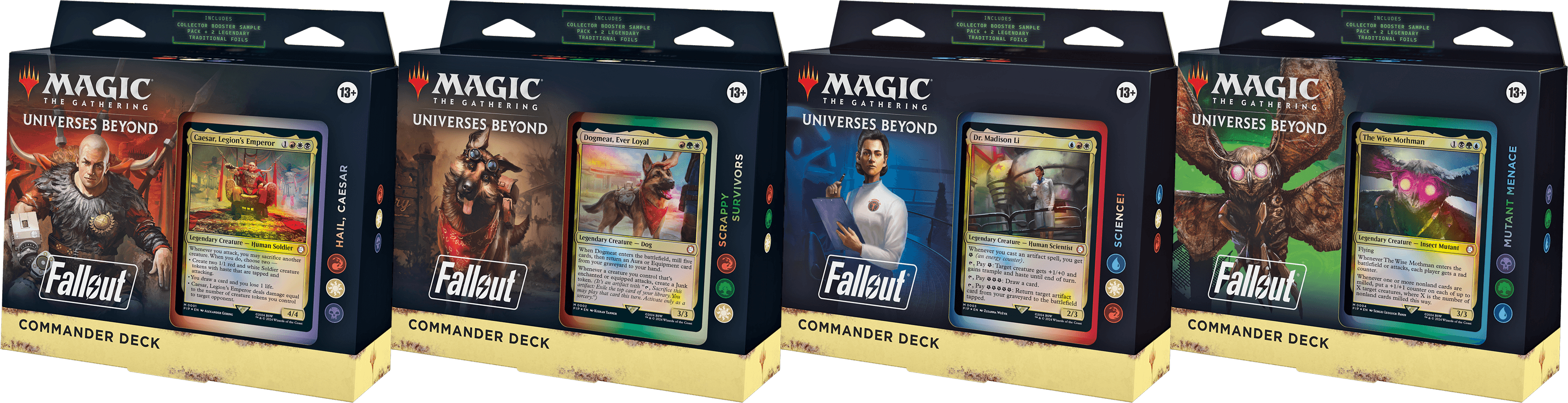 Magic: The Gathering - Universes Beyond: Fallout - Commander Decks
